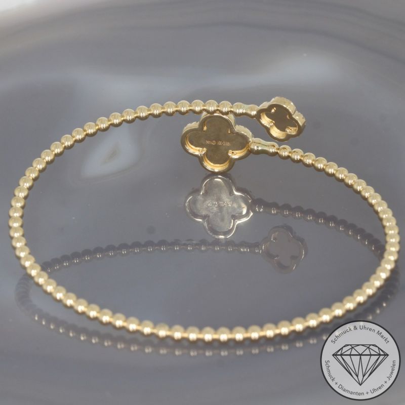 Wert 3180 € Brillant Armreif (0,16 carat) in 585er 14 K Gelbgold - H569