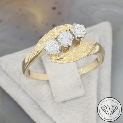 Wert 3390 € Brillant Ring in 750er 18 K Gelbgold - 106068