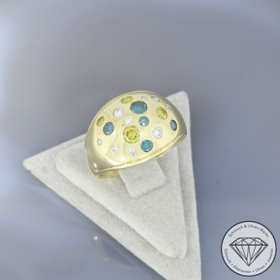 Wert 3050 € Brillant Ring (ca. 0,81 carat) in 585er 14 K Gelbgold - 106288