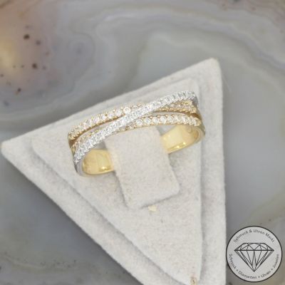Wert 1990 € CHRIST Bicolor Brillant Ring in 585er 14 K Gold - 106519