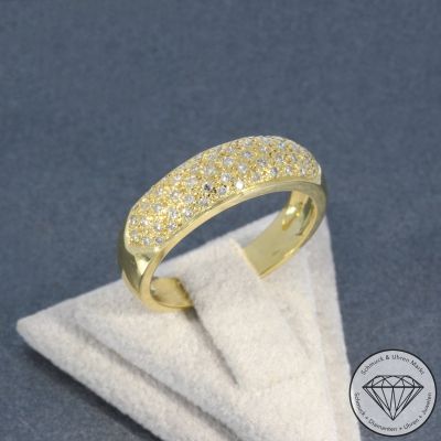 Wert 1900 € Brillant Ring in 750er 18 K Gelbgold - 106532 