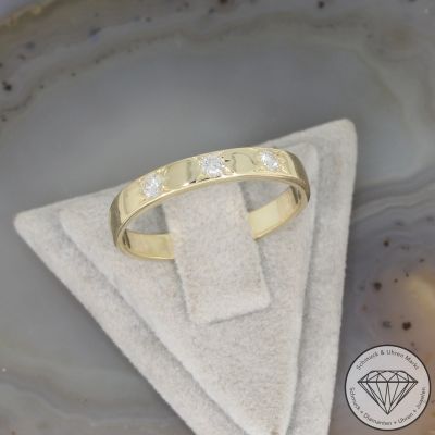 Wert 1100 € Brillant Ring in 585er 14 K Gelbgold - 106686