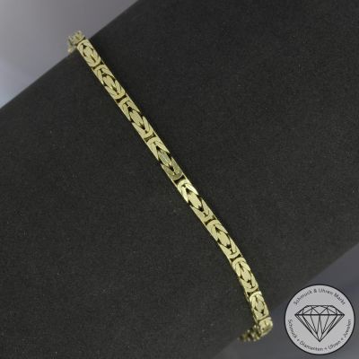Wert 950 € Königs Armband (6,6 Gramm) in 333er 8 K Gelbgold - 106893