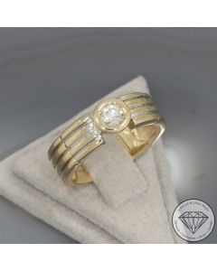 Wert 2450 &euro; Solit&auml;r Brillant Ring in 585er 14 K Gelbgold - 102278