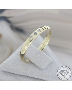 Wert 690 &euro; Diamant Ring in 585er 14 K Gelbgold - 105356