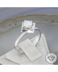 Wert 3290 &euro; Solit&auml;r Brillant Ring in 750er 18 K Wei&szlig;gold - 105455