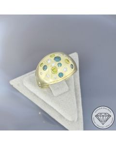 Wert 3050 &euro; Brillant Ring (ca. 0,81 carat) in 585er 14 K Gelbgold - 106288