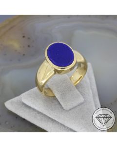 Wert 2450 &euro; Lapislazuli Ring in 750er 18 K Gelbgold - 106351