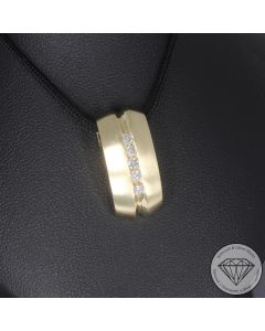 Wert 1690 &euro; Brillant Anh&auml;nger (ca. 0,25 carat) in 585er 14 K Gelbgold - 106488