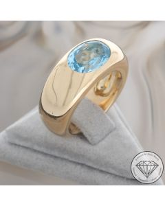 Wert 6290 &euro; EXNER Topas Ring in 750er 18 K Gelbgold - 106542