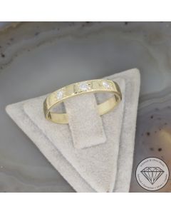 Wert 1100 &euro; Brillant Ring in 585er 14 K Gelbgold - 106686