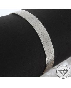 Wert 4950 &euro; Teppich Armband in 585er 14 K Wei&szlig;gold - 106721