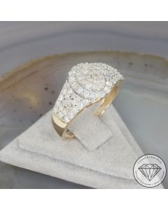 Wert 2490 &euro; Brillant Ring (ca. 0,90 carat) in 585er 14 K Gelbgold - 106724