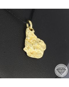 Wert 1450 &euro; Nugget Anh&auml;nger in 750er 18 K Gelbgold - 107066
