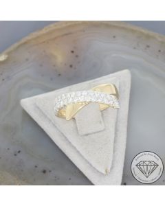 Wert 2790 &euro; Brillant Ring (0,52 carat) in 585er 14 K Gelbgold - 107222