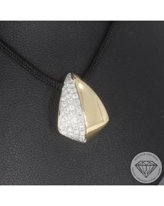 Wert 2350 &euro; Brillant Anh&auml;nger (0,52 carat) in 585er 14 K Gelbgold - 107325