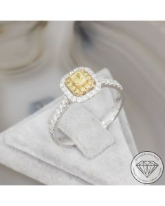 Wert 3890 &euro; Brillant Diamant Ring in 750er 18 K Wei&szlig;gold - 107377