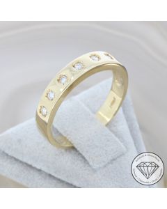 Wert 1590 &euro; Christ Brillant Ring (ca. 0,35 carat) in 585er 14 K Gelbgold - 107403
