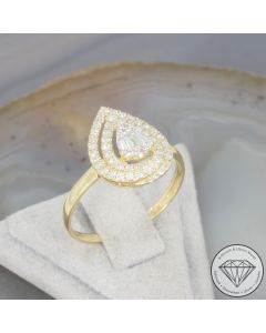 Wert 2750 &euro; Brillant Diamant Ring in 750er 18 K Gelbgold - 107505