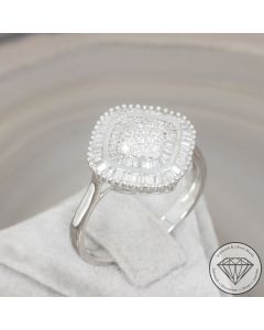 Wert 2690 &euro; Brillant Diamant Ring in 585er 14 K Wei&szlig;gold - 107789