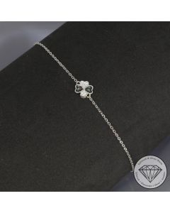 Wert 1790 &euro; Brillant Perlmutt Perl Armband in 750er 18 K Wei&szlig;gold - 107793