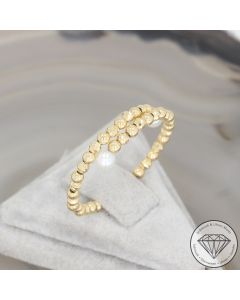 Wert 450 &euro; Perl Ring in 750er 18 K Gelbgold - 107810