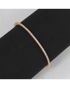 Sale! Wert 12800 &euro; Brillant Armreif (ca. 3,69 carat) in 750er 18 K Gelbgold - 81109
