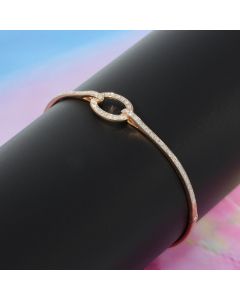 Wert 4660 &euro; Brillant Armreif (0,46 carat) in 585er 14 K Rosegold - 95681