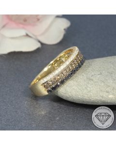Sale! Wert 2290 &euro; Brillant Diamant Ring in 585er 14 K Gelbgold - 95780