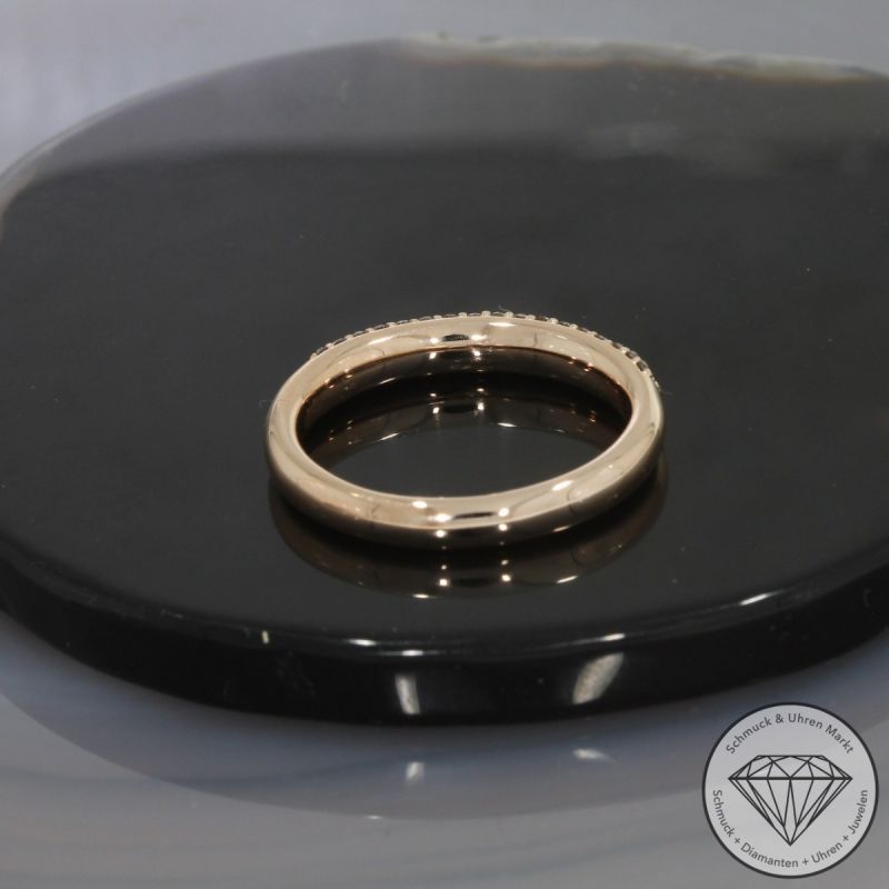 Wert 1850 € Brillant Ring (ca. 0,52 carat) in 585er 14 K Rosegold - 100023