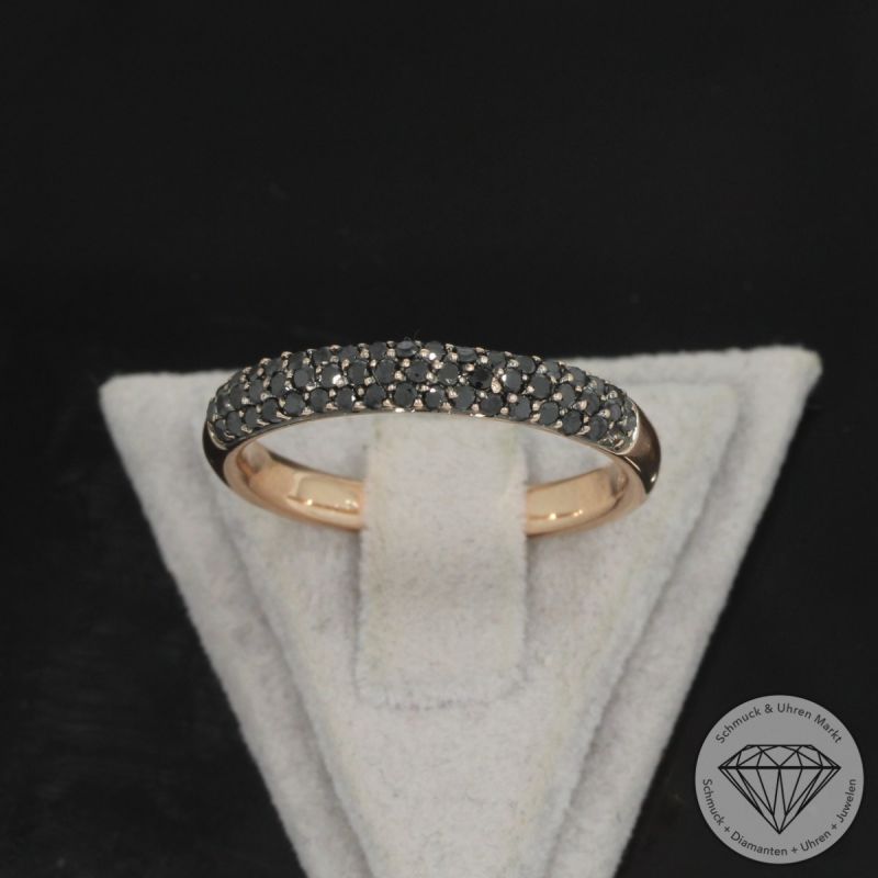 Wert 1850 € Diamant Ring (ca. 0,52 carat) in 585er 14 K Rosegold - 100024