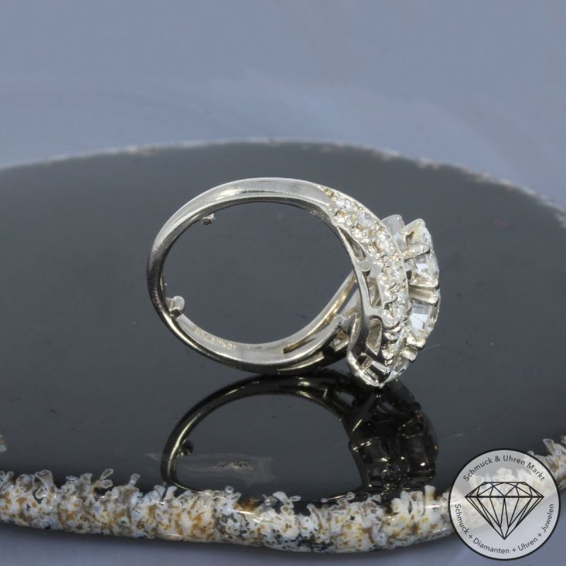 Wert 25000 € Brillant Diamant Ring in 900er Platin - 100130