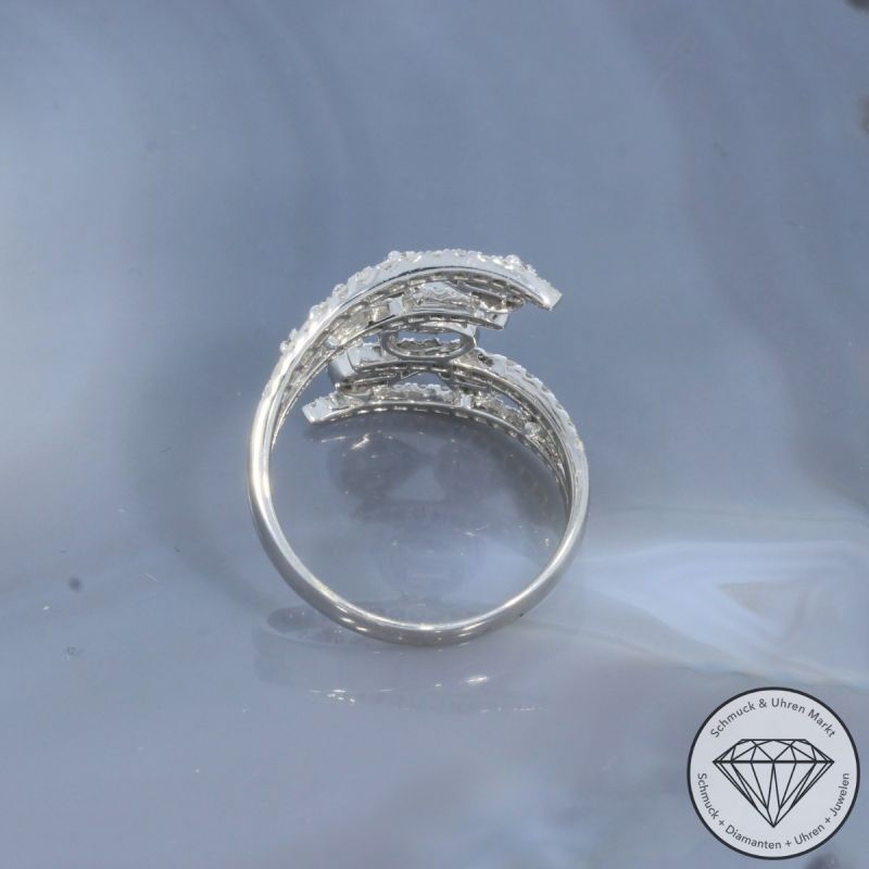 Wert 4920 € Brillant Diamant Ring in 750er 18 K Weißgold - 100198