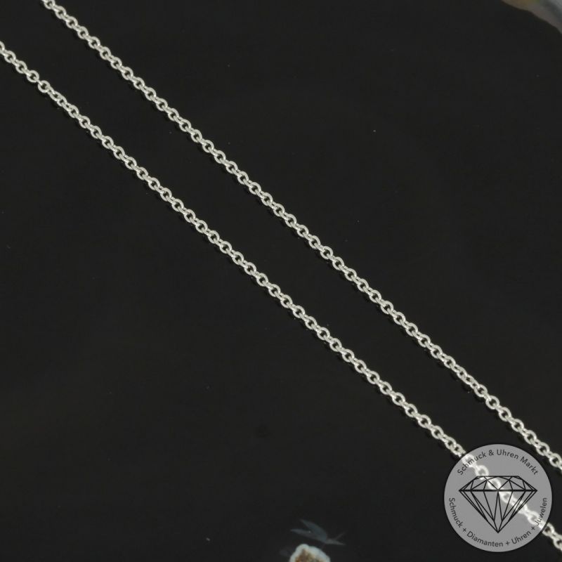 Wert 2050 € Brillant Diamant Saphir Collier in 750er 18 K Weißgold - 100214