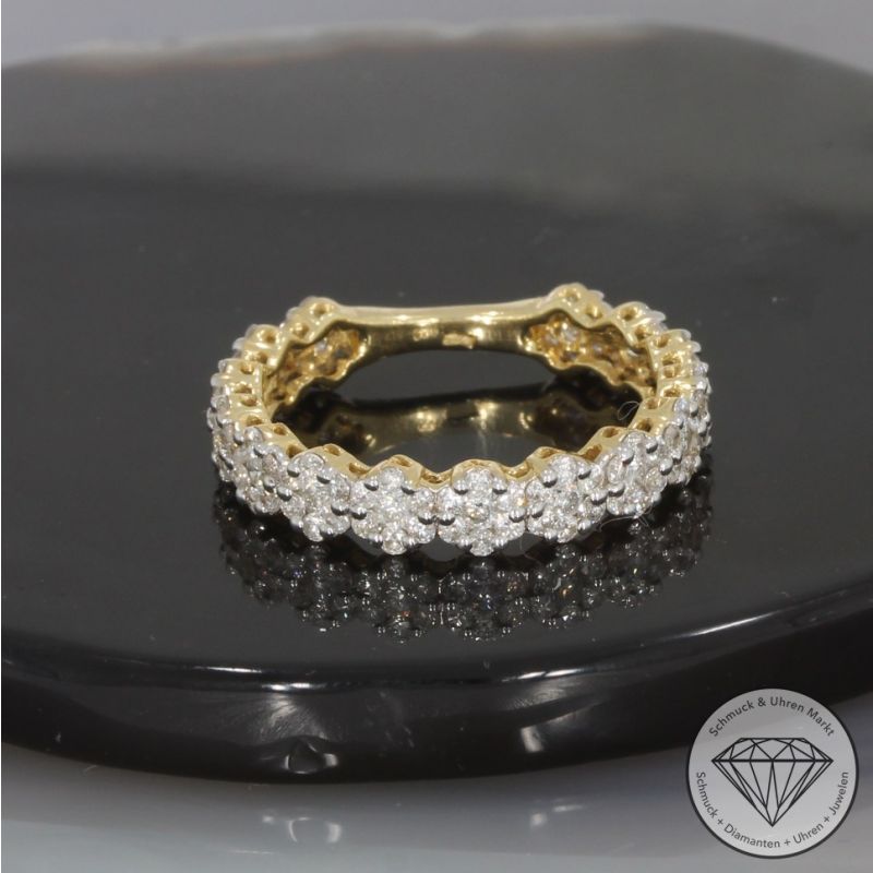 Wert 3650 € Brillant Ring in 750er 18 K Gelbgold - 100217