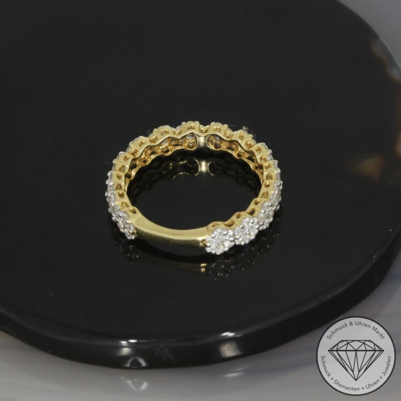 Wert 3650 € Brillant Ring in 750er 18 K Gelbgold - 100217