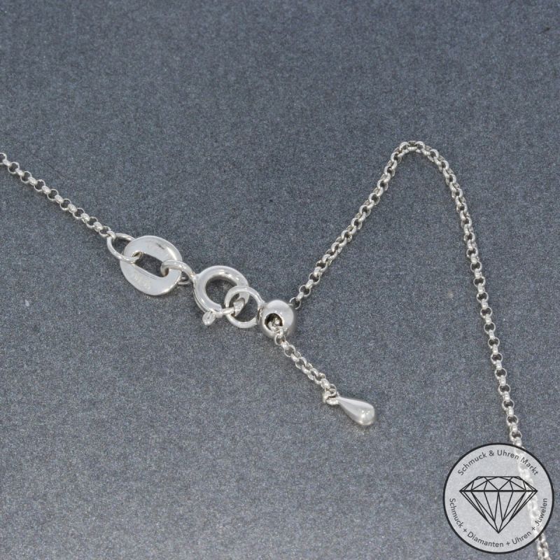 Wert 4590 € Brillant Diamant Collier in 750er 18 K Weißgold - 100218
