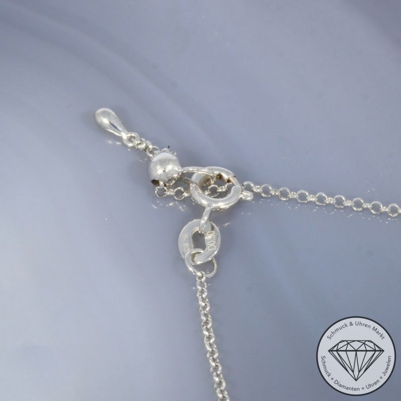 Wert 2590 € Brillant Collier (0,50 carat) in 750er 18 K Weißgold - 100239