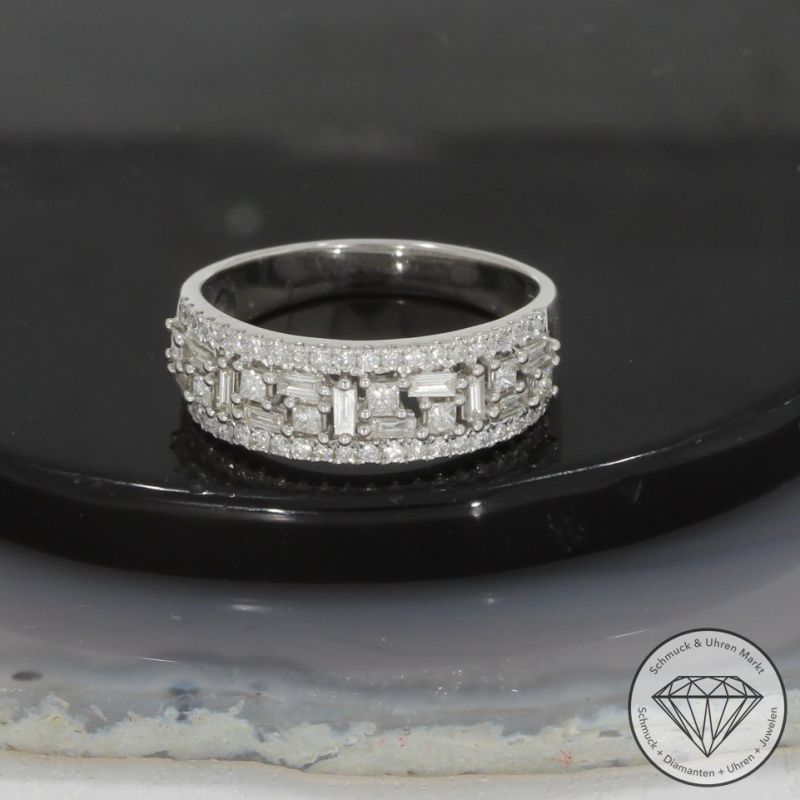 Wert 2970 € Brillant Diamant Ring in 750er 18 K Weißgold - 100240