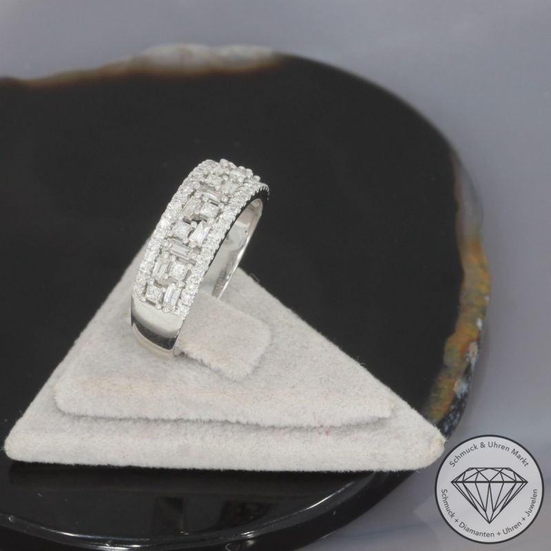 Wert 2970 € Brillant Diamant Ring in 750er 18 K Weißgold - 100240