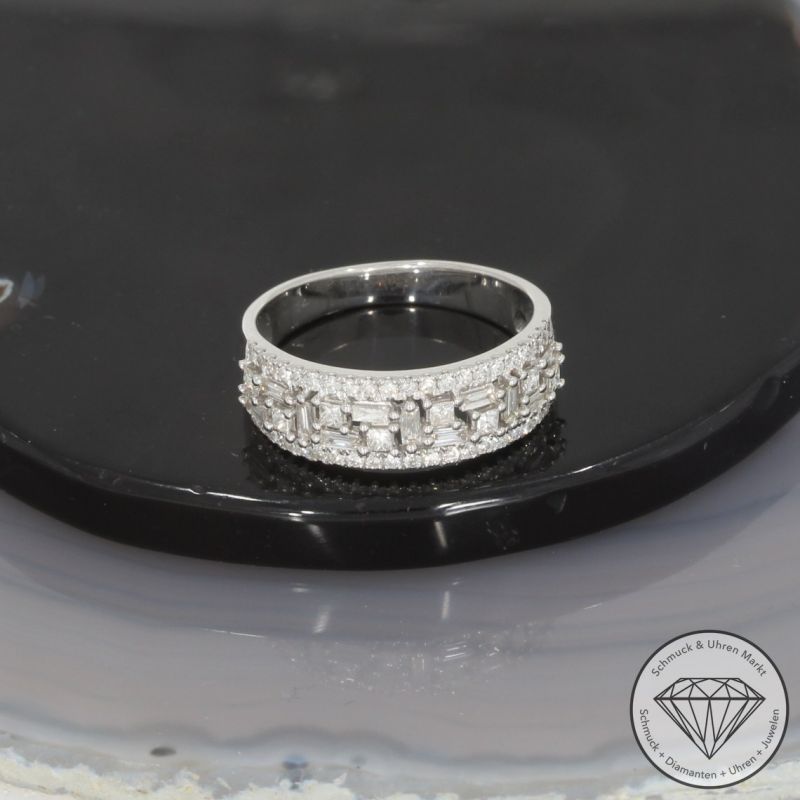 Wert 2970 € Brillant Diamant Ring in 750er 18 K Weißgold - 100240