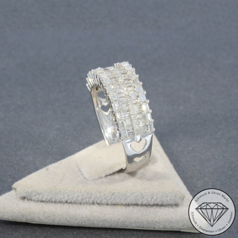 Wert 3820 € Brillant Diamant Ring in 750er 18 K Weißgold - 100268