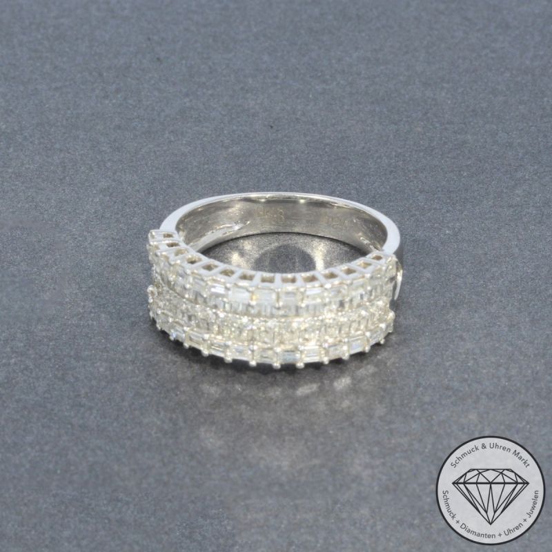 Wert 3820 € Brillant Diamant Ring in 750er 18 K Weißgold - 100268