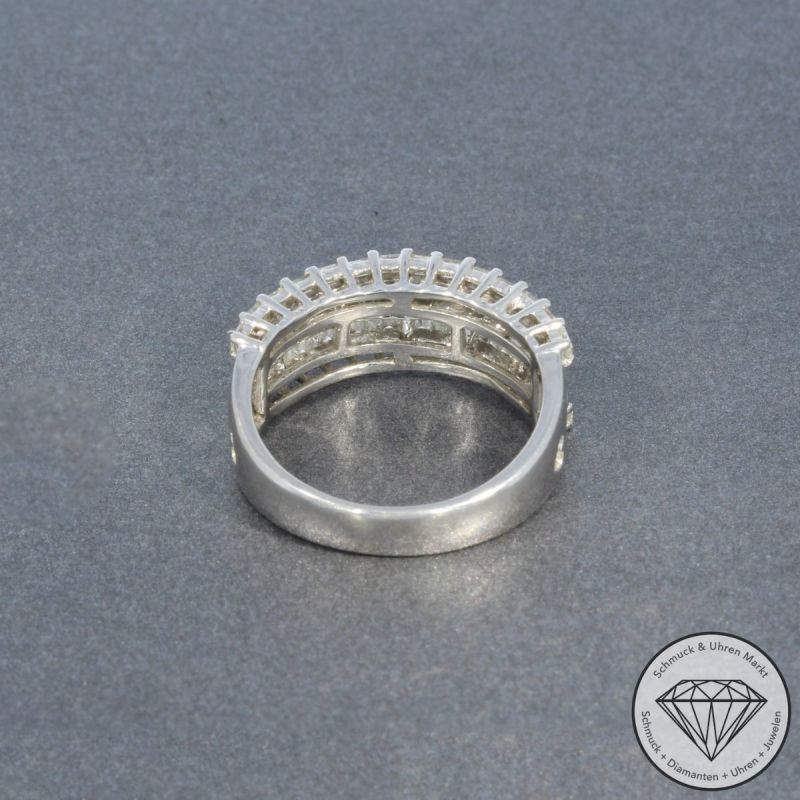 Wert 3820 € Brillant Diamant Ring in 750er 18 K Weißgold - 100268