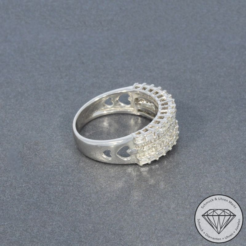 Wert 3820 € Brillant Diamant Ring in 750er 18 K Weißgold - 100268