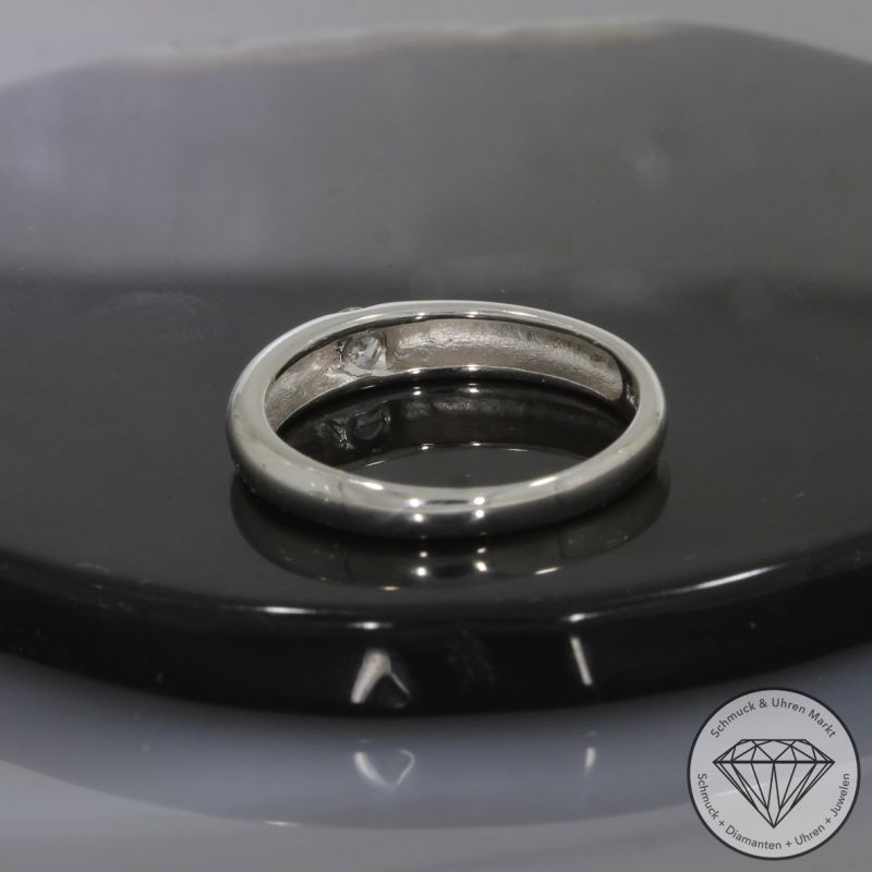 Wert 990 € CHRIST Solitär Brillant Ring (ca. 0,15 carat) in 585er 14 K Weißgold - 100351