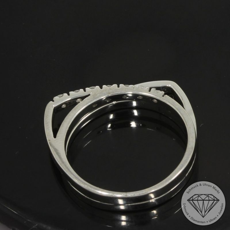 Wert 2250 € Brillant Ring (ca. 0,21 carat) in 750er 18 K Weißgold - 100366