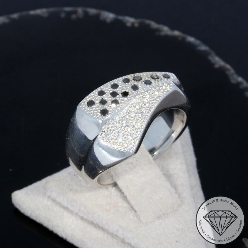 Wert 4290 € Brillant Diamant Ring in 585er 14 K Weißgold - 100377