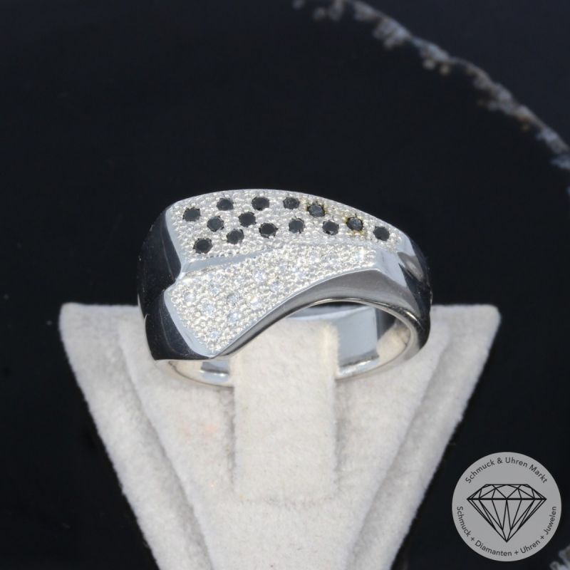 Wert 4290 € Brillant Diamant Ring in 585er 14 K Weißgold - 100377