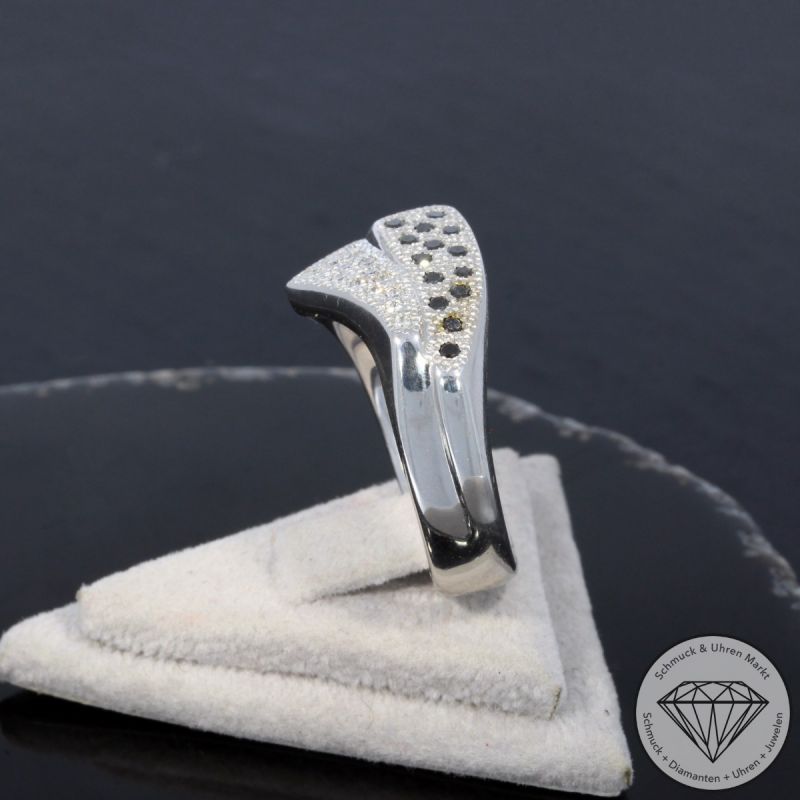 Wert 4290 € Brillant Diamant Ring in 585er 14 K Weißgold - 100377